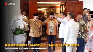 Prabowo Sambut Baik Elite PKS, Berbeda Tetap Bersahabat