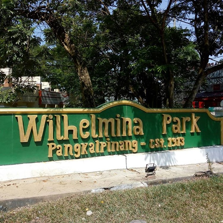 Wilhelmina Park Pangkalpinang. (Foto: instagram.com/suryo.purwanto.3)