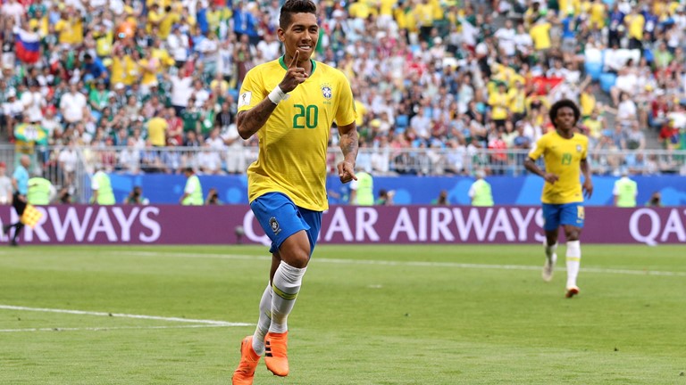 Gol Neymar dan Firmino Akhiri Perjalanan Meksiko di Piala Dunia 2018