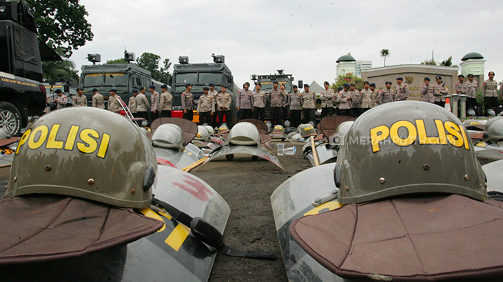 6.500 Personel Dikerahkan Amankan Demo Puisi Sukmawati