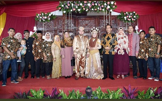 Inilah Doa Jokowi Saat Hadir di Pernikahan Anak Mantan Sang Sopir
