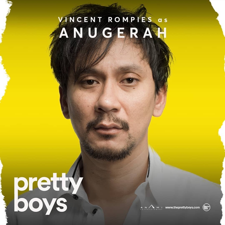 (Trivia 1) Anugerah diperankan oleh VIncent Rompies. (Foto Instagram @prettyboyspictures)