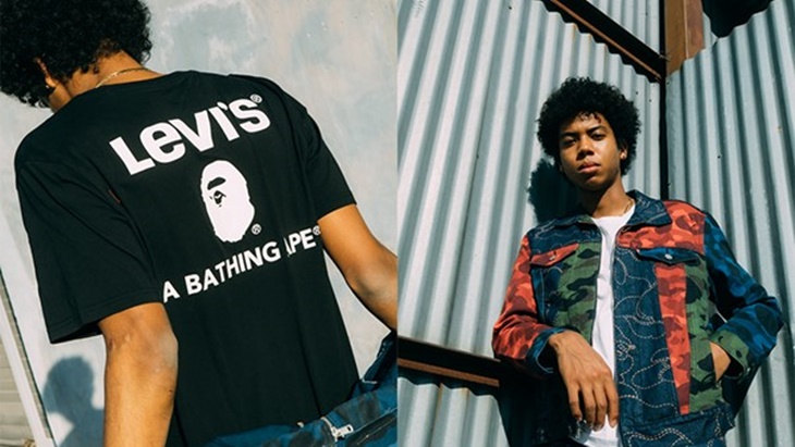 Levi’s x A Bathing Ape, Padukan Amerika Klasik dan Cita Rasa Jepang