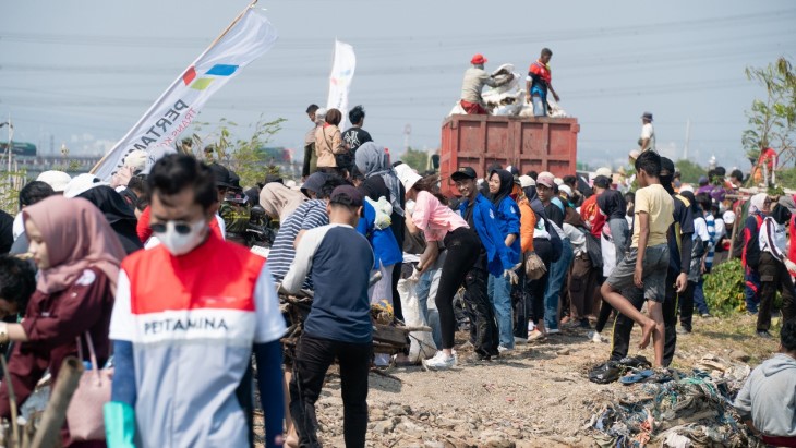 Aksi Mantap Coastal Clean Up Kumpulkan 12,6 Ton Sampah