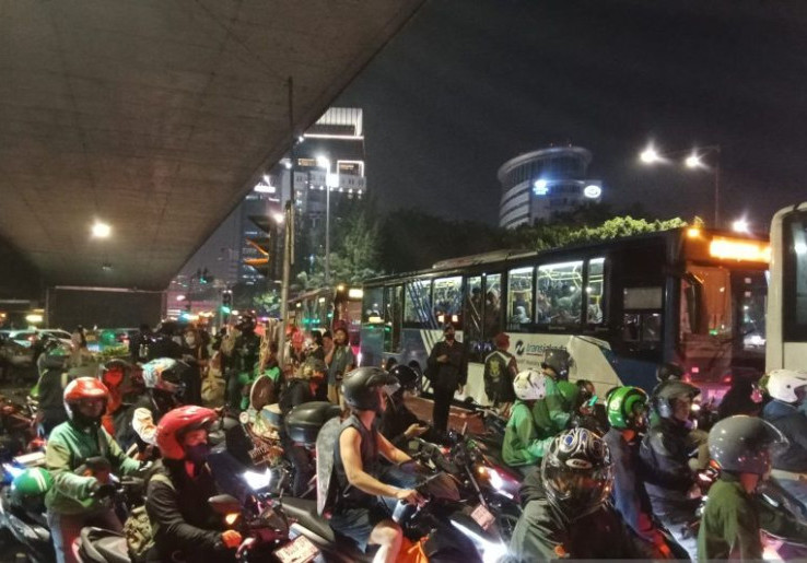 Macet Parah di Gatot Subroto Jakarta, Polisi Bentuk Satgasus