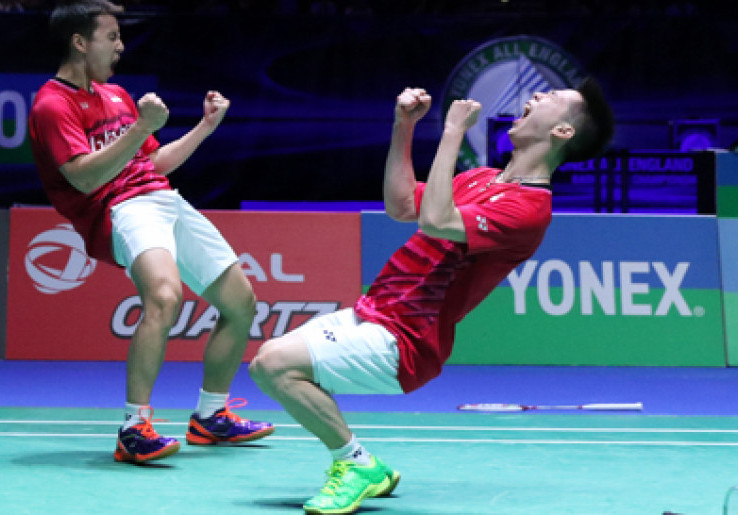 Kevin/Marcus Juara India Open Super Series
