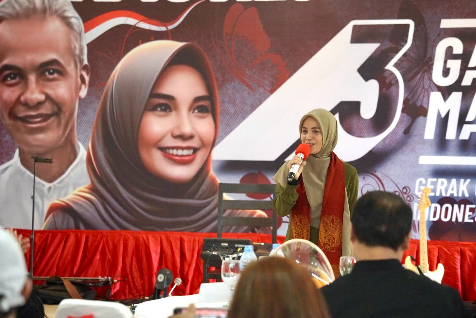 Siti Atikoh Ajak Jaga Kantong Basis Suara Ganjar-Mahfud