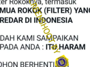 [HOAKS atau FAKTA] : Filter Rokok Mengandung Darah Babi