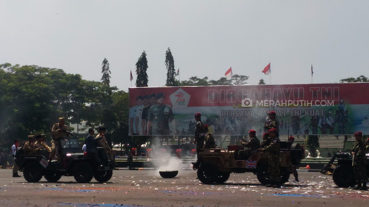 Kodam V Brawijaya Surabaya Tampilkan Drama Kolosal Sambut HUT TNI ke-72