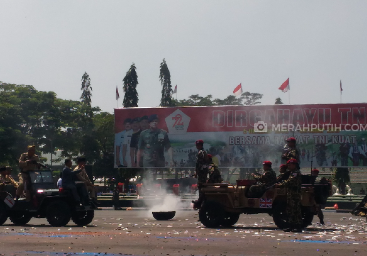 Kodam V Brawijaya Surabaya Tampilkan Drama Kolosal Sambut HUT TNI ke-72