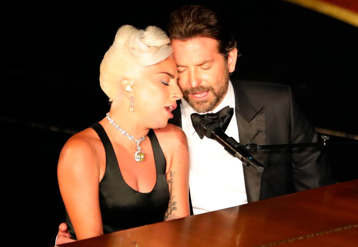lady gaga-bradley cooper- Oscar moment