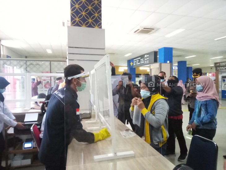 H-1 Ramadan, Terjadi Lonjakan Penumpang di Terminal Tirtonadi Solo