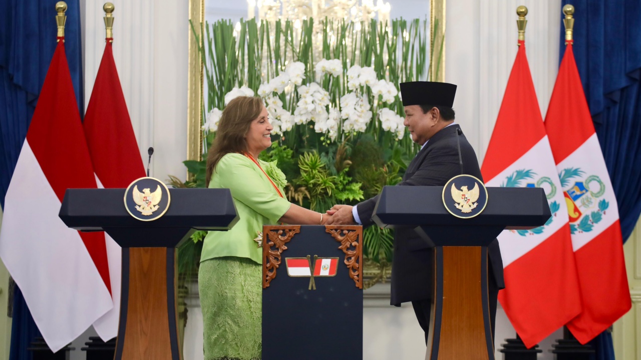 Bertemu Presiden Peru, Prabowo Kenang Dapat Penghargaan Tertinggi Tahun 2024