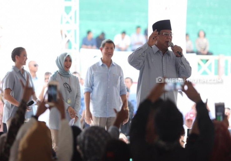  Hadiri Deklarasi Gerakan Emas, Prabowo Ingin Anak Indonesia Minum Susu 