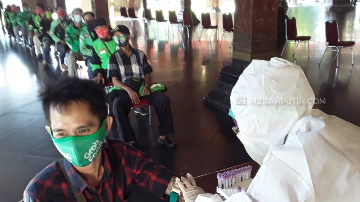 Rapid Test Massal Ojol dan Opang Solo, 8 Orang Reaktif