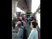 Viral Terjadi Kerumunan akibat Protes Penutupan di Tol Cikarang Barat