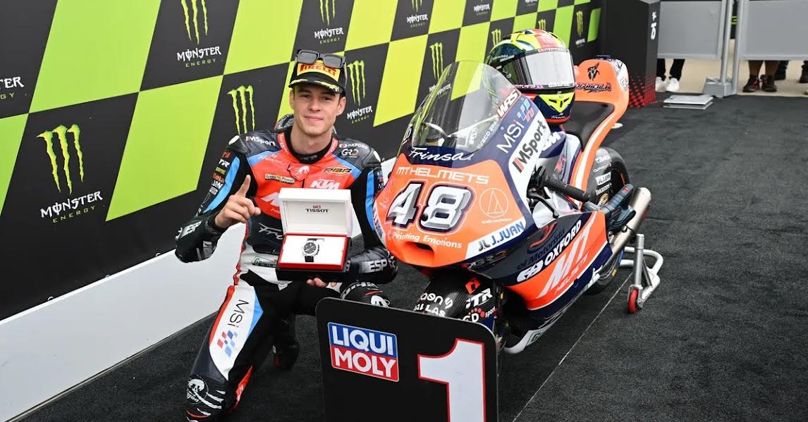 Menang Balapan Moto3 Inggris 2024 Jadi Kado Ulang Tahun Ivan Ortola