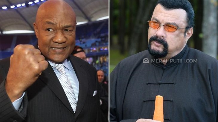 George Foreman Tantang Steven Seagal Duel