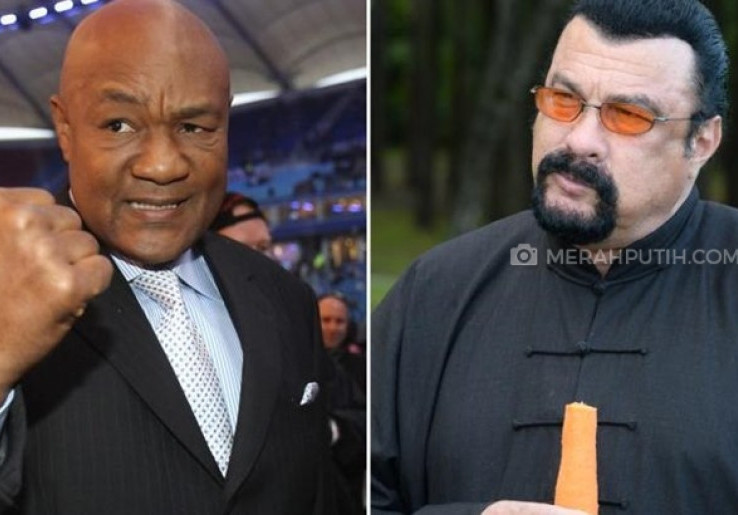 George Foreman Tantang Steven Seagal Duel