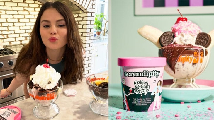 Es Krim Selena Gomez Seharga Rp 426 Ribu di Serendipity3