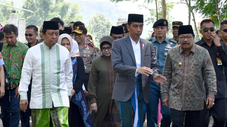 Hadir di Ponpes Salafiyah Syafi'iyah, Jokowi Ungkapkan Kekaguman kepada Kiai As'ad