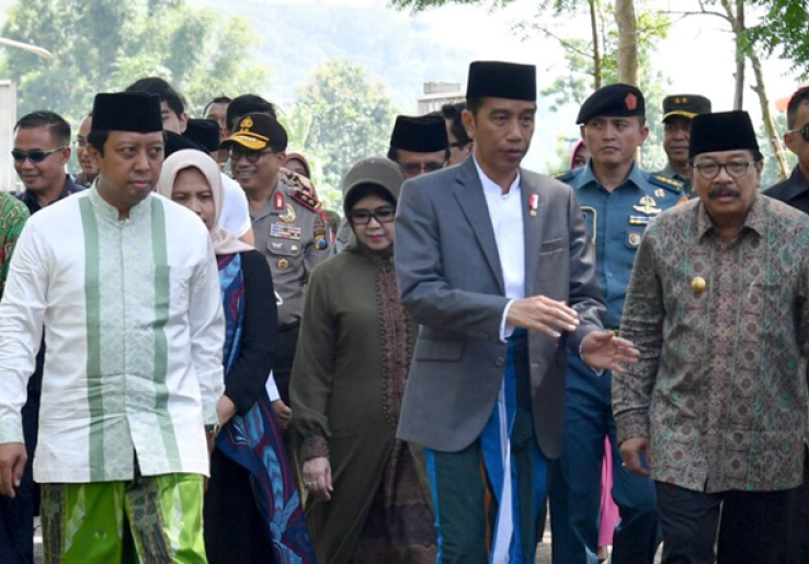 Hadir di Ponpes Salafiyah Syafi'iyah, Jokowi Ungkapkan Kekaguman kepada Kiai As'ad