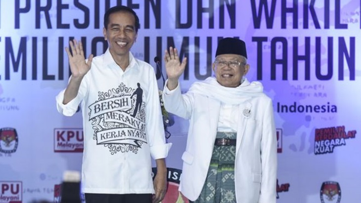 Jokowi-Ma'ruf Amin. (Foto: ANTARA)
