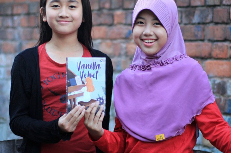 Dari Inggris, 2 Gadis Cilik WNI Ciptakan Novel Kemanusiaan Hari Aksara UNESCO