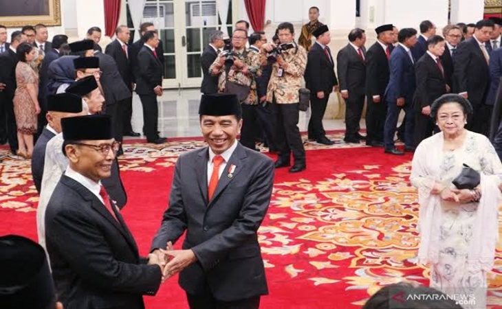 Wiranto dilantik sebagai Wantimpres di Istana Negara