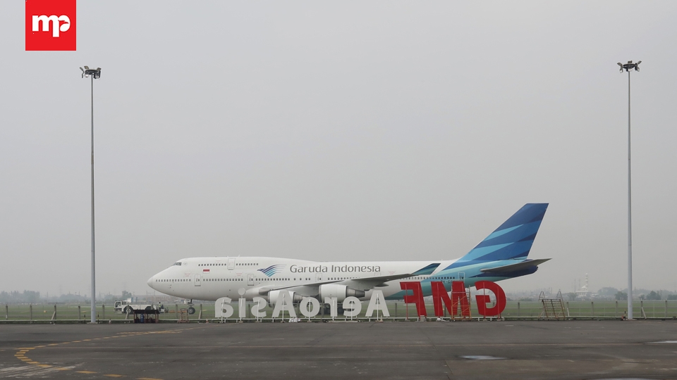 Pesawat Garuda. (Foto: MP)