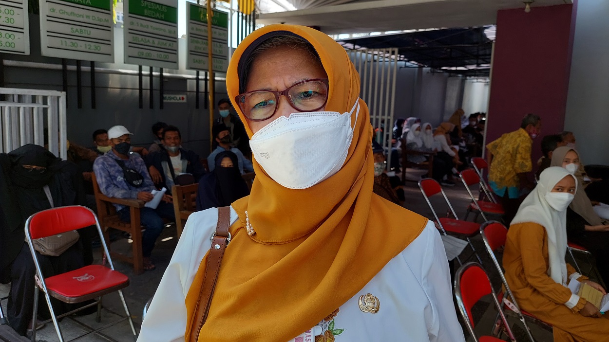Kepala Dinas Kesehatan Kota (DKK) Solo, Siti Wahyuningsih. (MP/Ismail)