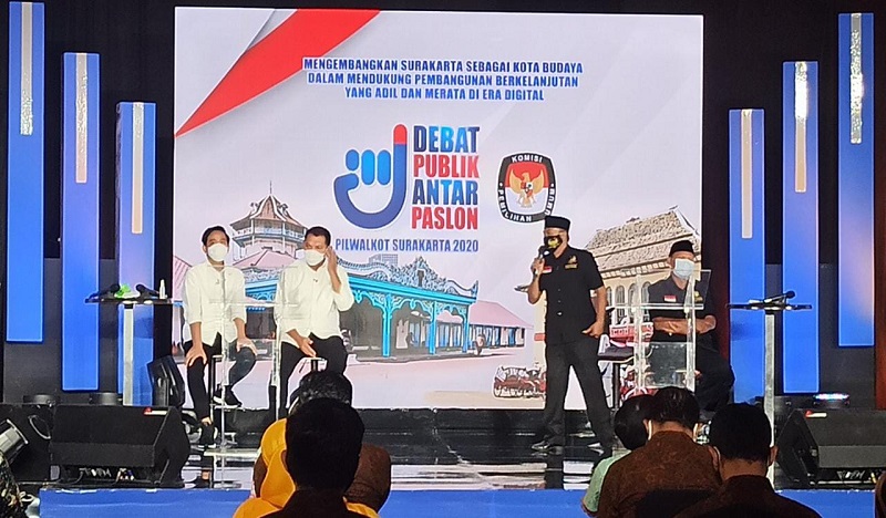 Debat Pilkada Solo. (Tangkapan Layar).
