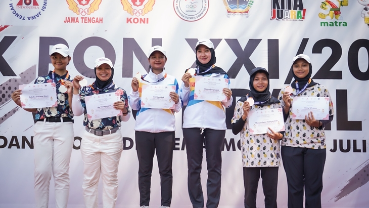 Atlet woodball naik podium Babak Kualifikasi (BK) Pekan Olahraga Nasional (PON) XXI-2024 Aceh-Sumatera Utara. (Foto: IWbA/Evan Andraws)