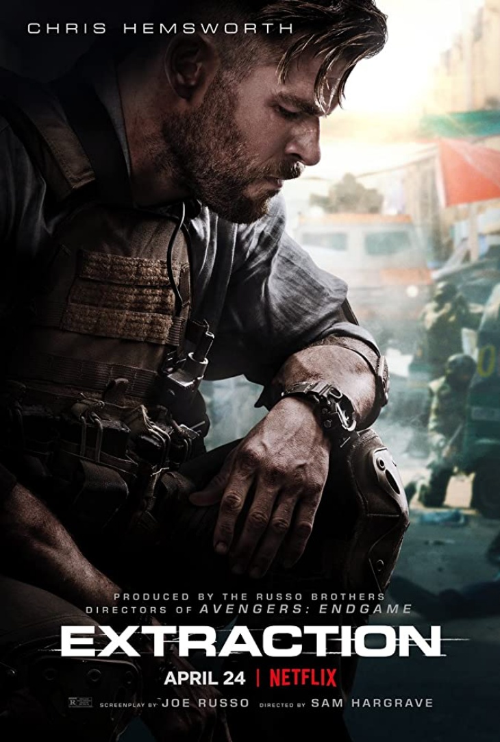Chris Hemsworth Beraksi Sebagai Tentara Bayaran di FIlm 'Extraction'