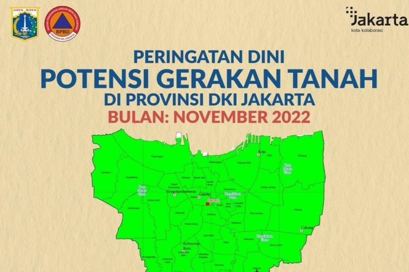 11 Wilayah di Jakarta Berpotensi Tanah Gerak