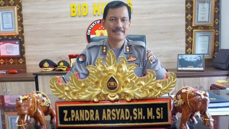 Kabid Humas Polda Lampung, AKBP Zahwani Pandra Arsyad. (Antaranews/Edy Supriyadi)