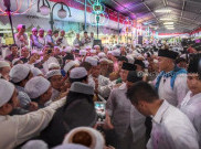 Hadiri Peringatan Maulid Nabi dan Haul Habib Kwitang, Prabowo Disambut Takbir Ribuan Jemaah