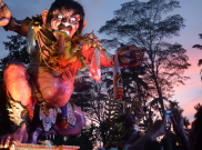 Umat Hindu di Jayapura Adakan Festival Ogoh-ogoh