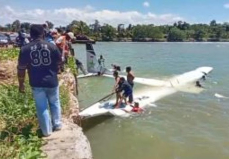 Pesawat Smart Air Jatuh di Perairan Nabire Diduga Akibat Gangguan Mesin