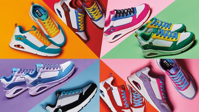 A.R.M.Y, Cek Koleksi Sneakers Terbaru Skecher x BT21