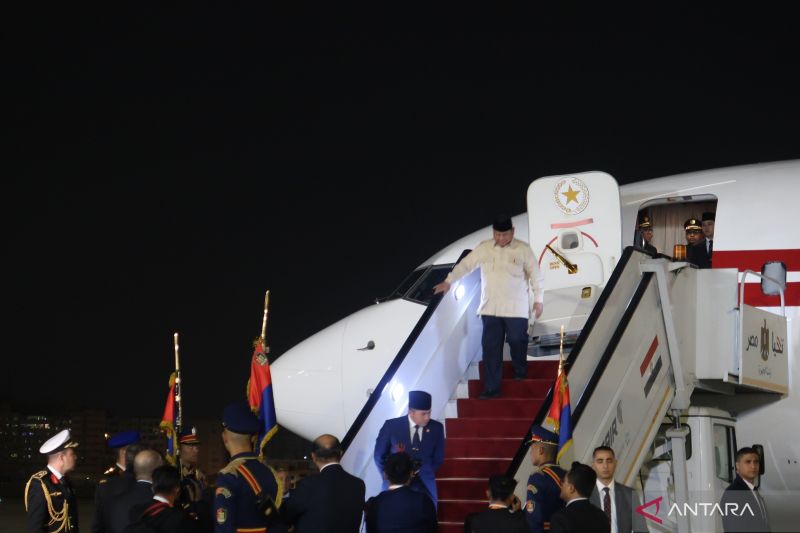Presiden Prabowo Sudah Tiba di Mesir, Bertemu Abdel Fattah al-Sisi Hari Ini