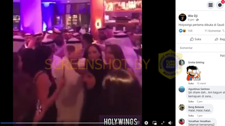 [HOAKS atau FAKTA]: Holywings Dibuka di Arab Saudi
