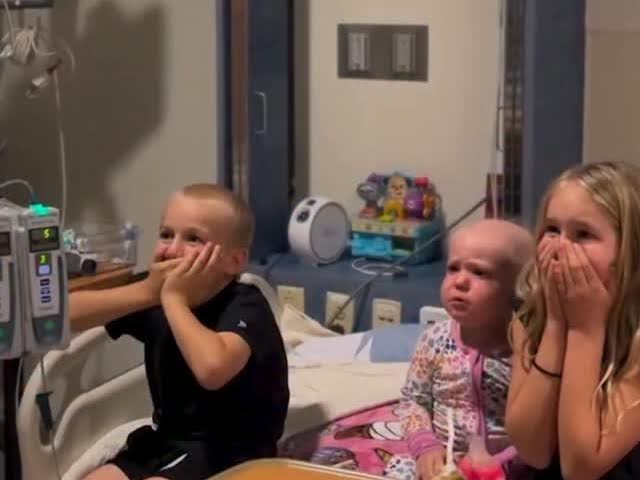 Video Viral Ini Bikin Mewek, Bocah 6 Tahun Loncat Kegirangan Jadi Donor Sumsum Tulang Sang Adik