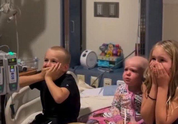 Video Viral Ini Bikin Mewek, Bocah 6 Tahun Loncat Kegirangan Jadi Donor Sumsum Tulang Sang Adik
