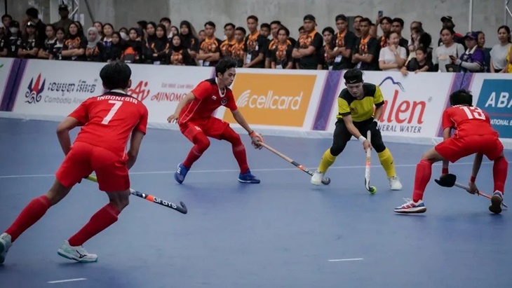 Persiapan Tim Hoki Indoor Putra Indonesia untuk 'Angkat Piala' di Sea Games 2023