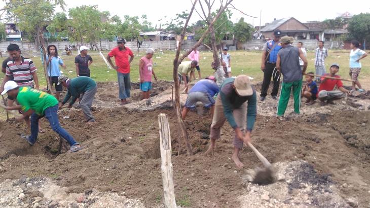 Pemakaman terduga teroris