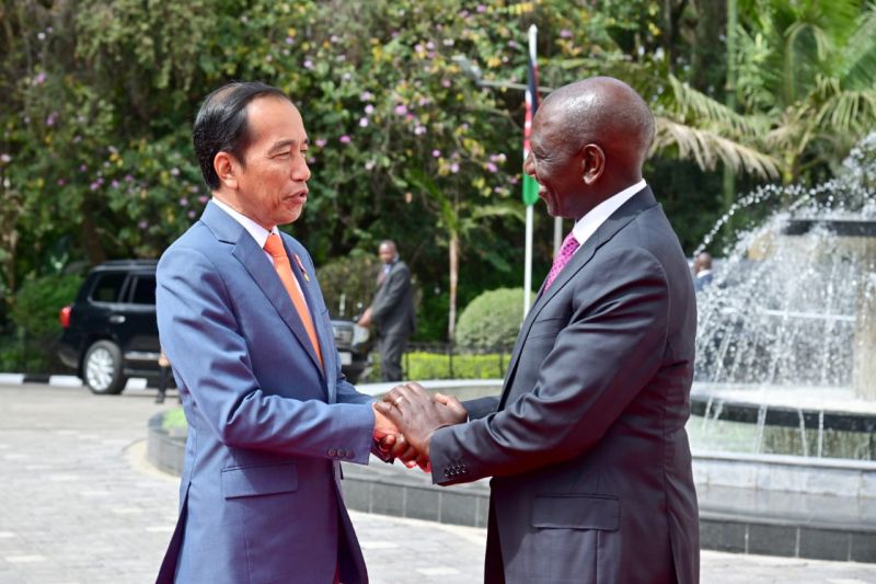 Jokowi Lakukan Pertemuan Bilateral Dengan Presiden Kenya