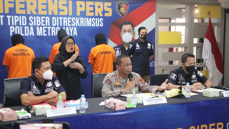 Konferensi pers pengungkapan tindak pidana manipulasi rekrutmen karyawan Bank Negara Indonesia (BNI). (Foto: MP/Kanugrahan)