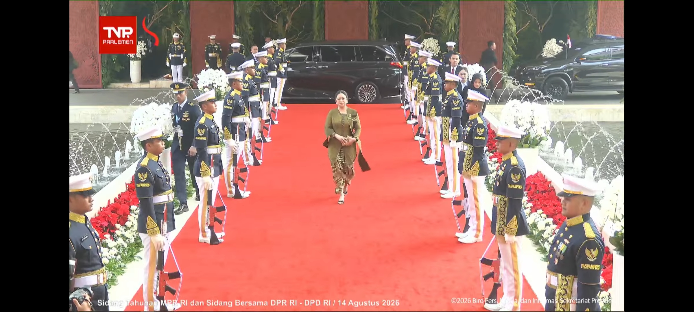 Puan Maharani Datang Terlambat di Sidang Tahunan MPR/DPR 2026, Foto bersama Prabowo Ditunda