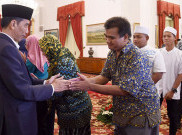 Antusiasme Warga Hadiri Open House Pertama Presiden Jokowi
